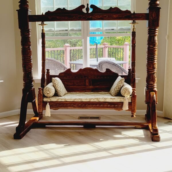 Indoor Wooden Swing - Jhula - Image 2